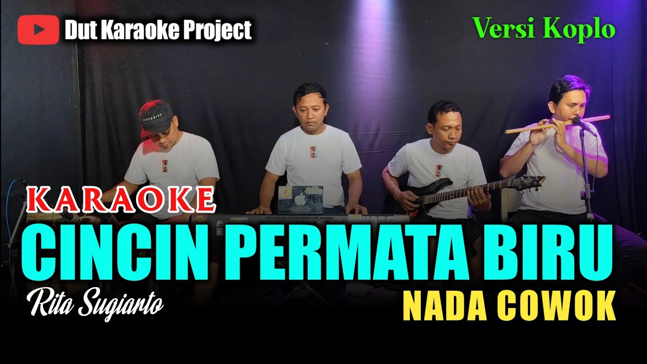 CINCIN PERMATA BIRU KARAOKE NADA COWOK VERSI KOPLO JANDHUT