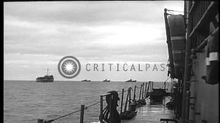 United States Troops Board A Landing Craft In England As A Part Of A Maneuver Dur...hd Stock Footage