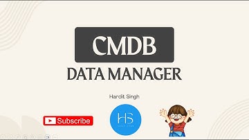 CMDB Data Manager in ServiceNow