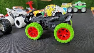 Explosive Showdown: 12 Breathtaking Monster Jam Diecast Cars Battle for Glory! Race 2/3 #shorts