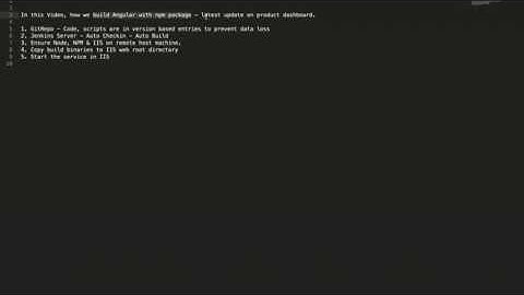 Angular NPM Build Auto deployed in IIS