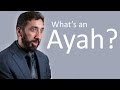 What's an Ayah? - Nouman Ali Khan - Malaysia Tour 2015