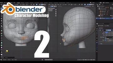 Blender Character Tutorial - Part 2 (Eye Sockets & Mouth)