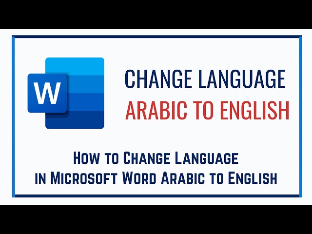 Cara Mengubah Bahasa di Microsoft Word Arab ke Inggris class=