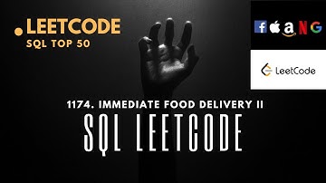 FAANG TASK#21 - Immediate Food Delivery II | Medium Level SQL LEETCODE |Tuitions Tonight