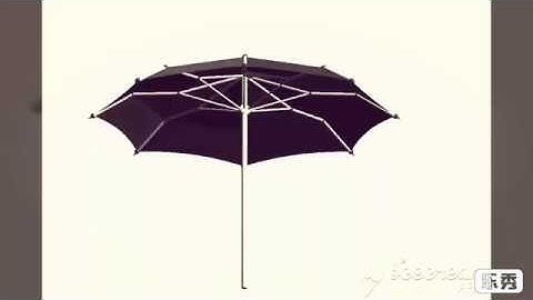 Revit Parametric foldable Umbrella