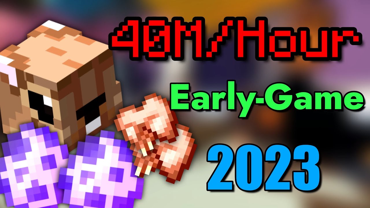Best Early Game Money Making Method In 2023 / Hypixel SkyBlock Guide