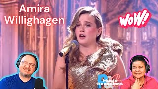 Amira Willighagen- Ebben? Ne Andro Lontana 2023 | Holland's Got Talent All Stars| Couples Reaction!