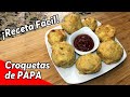 Receta fácil: Croquetas de PAPA saludable preparadas en una AIR FRYER.