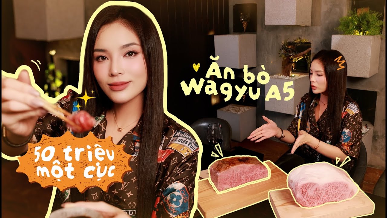 Thịt bò 50 TRIỆU vị ra sao? Trải nghiệm Bò Wagyu A5 cùng Kỳ Duyên | Ky Duyen Daily