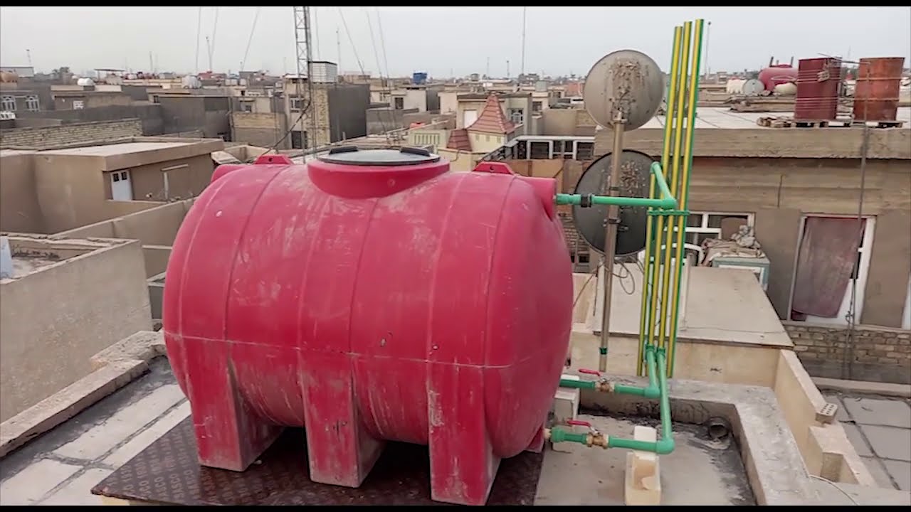 ٨٢/ ربط الخزان و السخان الطريقة الصحيحة و ثقب التانكي ٠٧٧٣٤٥١٧٤٥٧