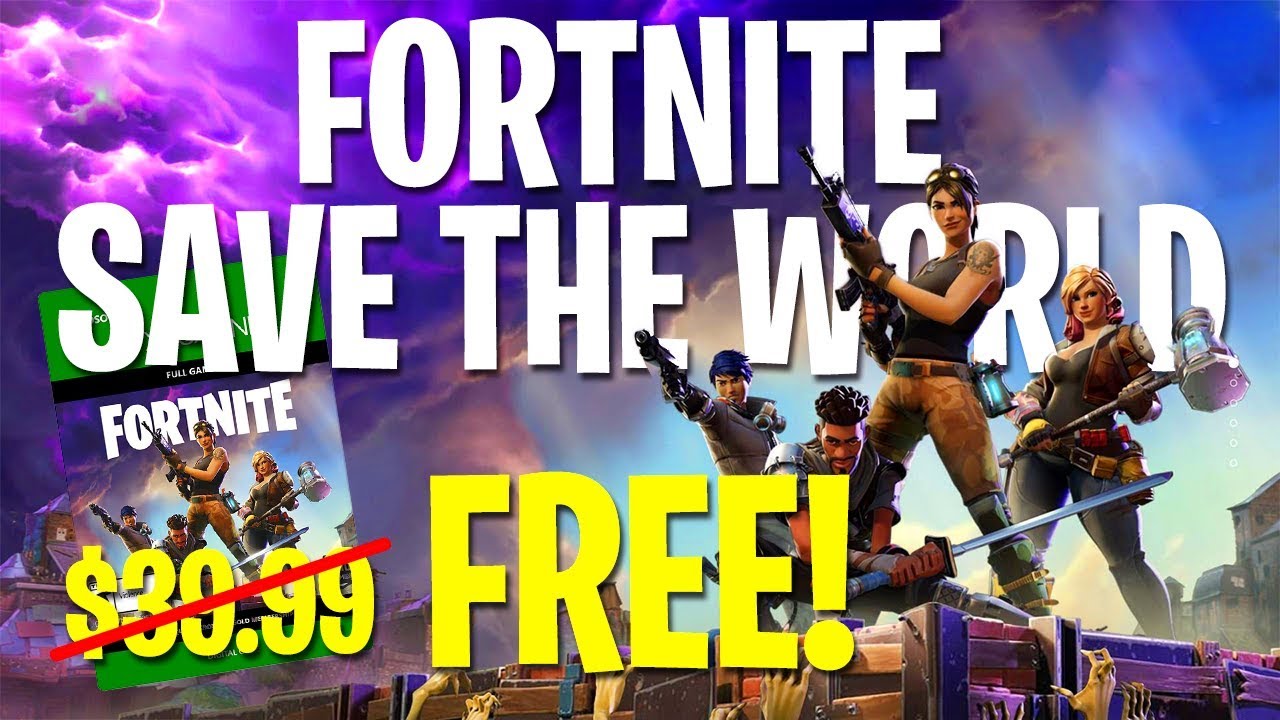 fortnite save the world code generator 2018