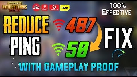 Permanent Fix Pubg High Ping and Lag Problem ||  PUBG Mobile ping in Asia Server (100% working)