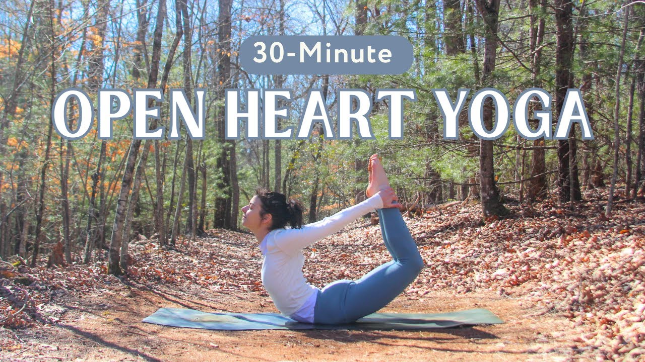 30-Minute Heart Opening Vinyasa Flow | Strengthen Your Back & Improve Posture