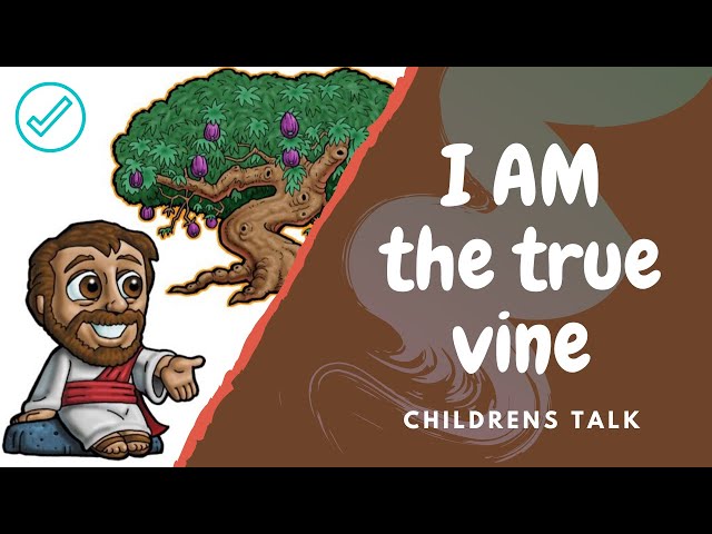 I AM the true vine Childrens Talk class=