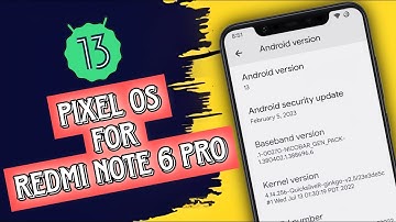 Pixel OS for Redmi Note 6 Pro - Android 13 - Detailed Review - Xiaomi - MI