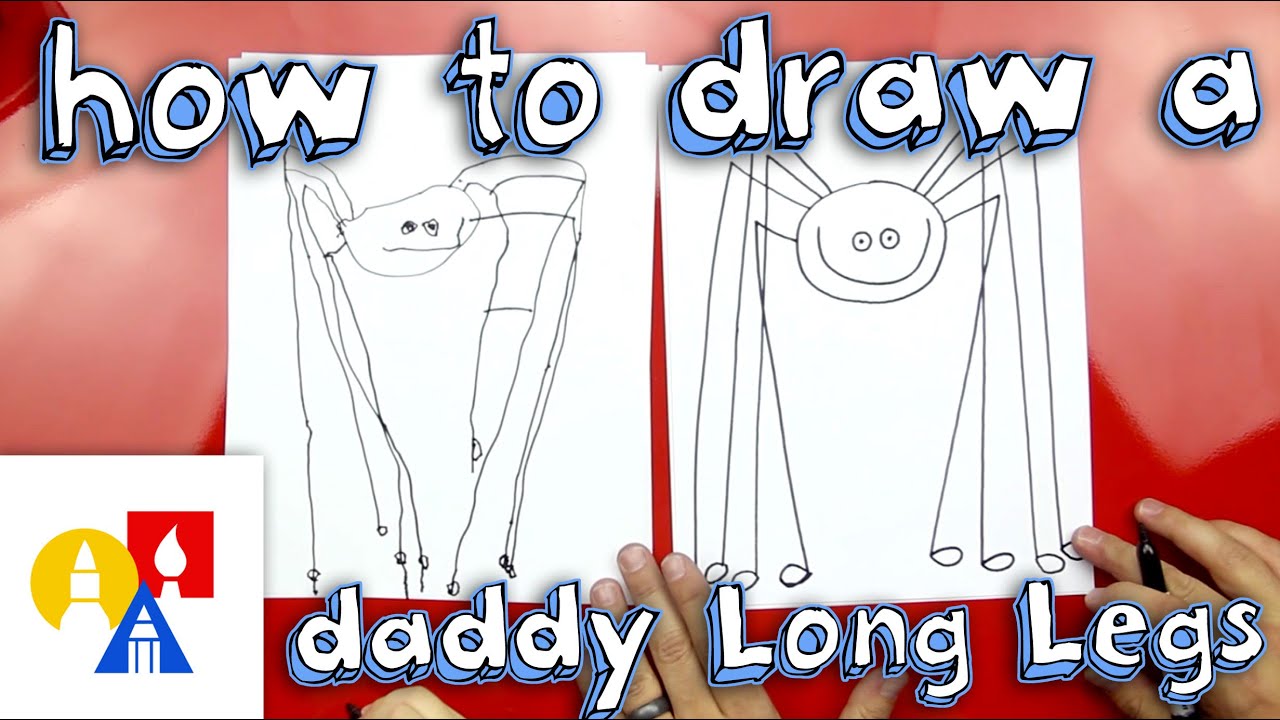 How To Draw A Daddy Long Legs - Art For Kids Hub 