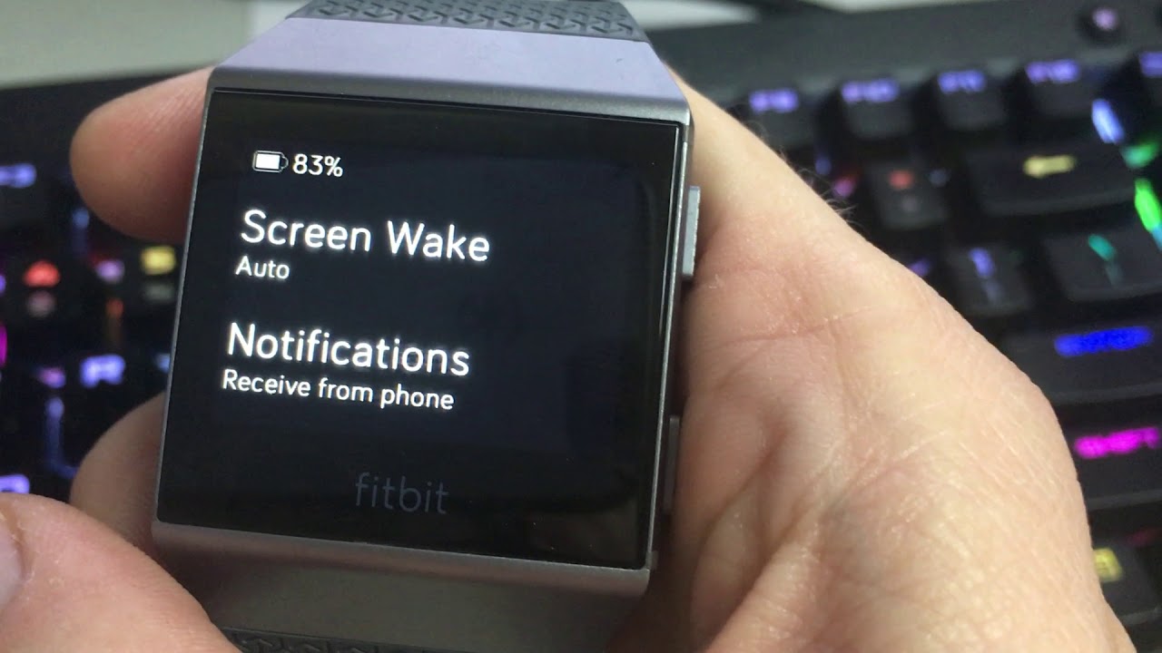 fitbit ionic whatsapp notification