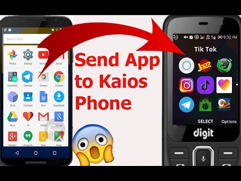 How to send apps andoride to Kaios phone/Jazz Digit 4G phone