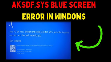 How to Fix aksdf.sys Blue Screen Error in Windows 11