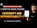 🔴Parthav1.0:Continuity and Differentiability - 1| Full Concept &amp; PYQ|IISER Aptitude Test2026|ClassPe