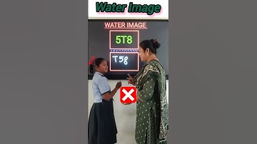 Water Image/Brain Test/innovative ideas #education #school #students #shortvideo #youtubeshorts