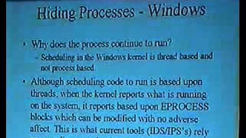 DEF CON 12 - Jamie Butler,VICE - Catch the Hookers!