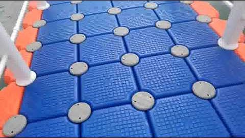 Floating dock pontoon-Swim platform