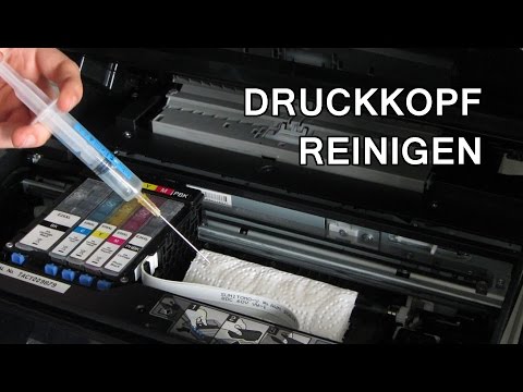 Video: So Reinigen Sie Einen Tintenstrahldruckerkopf