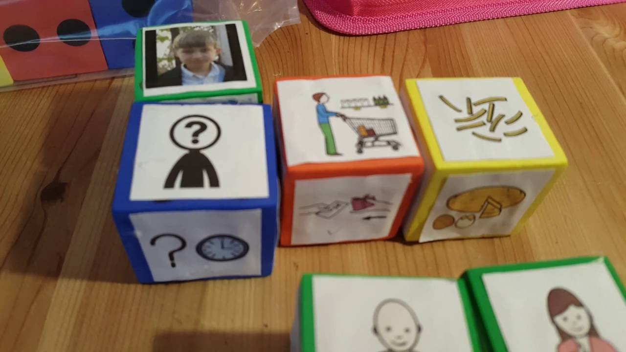 Trabajando la estructura de la frase y Conocimiento con dados