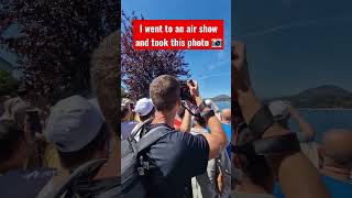 I froze this moment at an air show #shorts