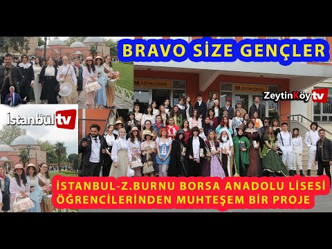 İSTANBUL- ZEYTİNBURNU BORSA ANADOLU LİSESİ ÖĞRENCİLERİNDEN GÜZEL BİR FARINDALIK PROJESİ DAHA...