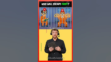 Who Will Escape First? 🕳️ #logicpuzzles #brainteasers #viralshorts #shorts #mystery #short