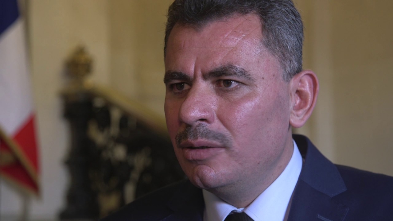 Interview de Brita Hagi Hassan, président élu du conseil local d'Alep, le 30 novembre 2016. ministère de la santé