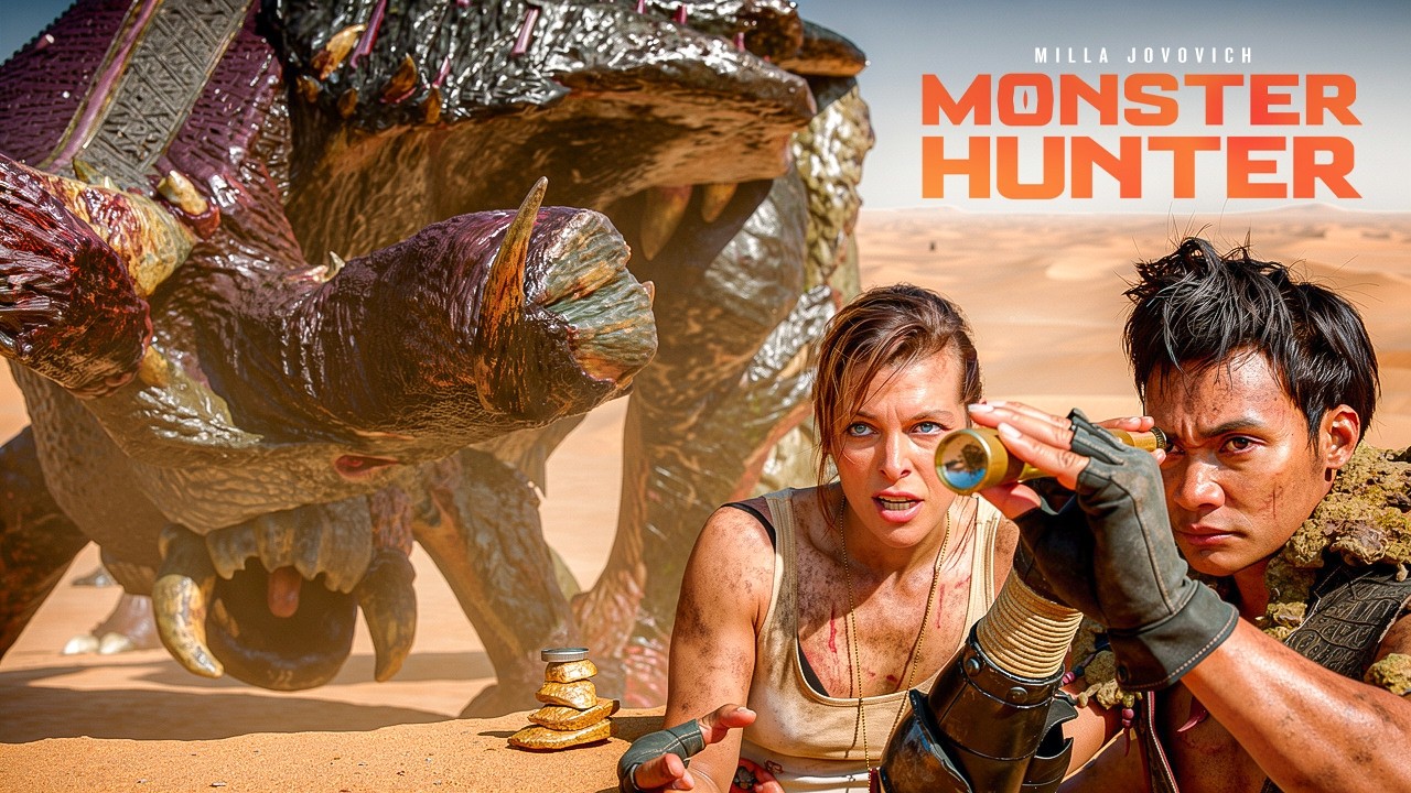 रेगिस्तान में छिपे खौफनाक Monster से कैसे बचेंगे लोग | Best Movie Scene | Milla Jovovich |
