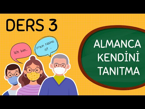 A1 | Ders 3 - Almanca Kendini Tanıtma (Sich Vorstellen)