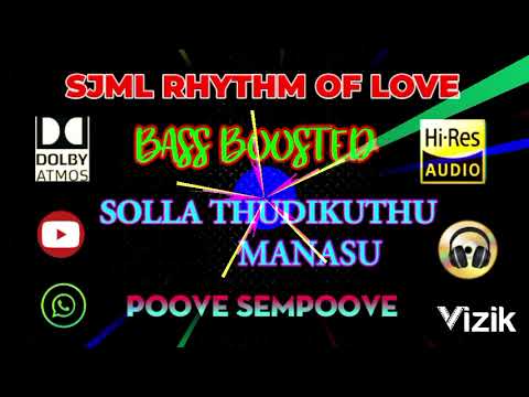Poove Sempoove - Solla Thudikuthu Manasu - Ilaiyaraaja - Bass Boosted - Hi Res Mp3 320 kbps