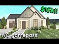 15k modern bloxburg no game pass house build with voice