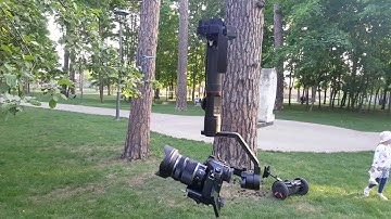 #Kandao hyperlapse cable system with #Zhiyun Cane2 gimbal. Later will test it with MOZA Guru 360° Ai