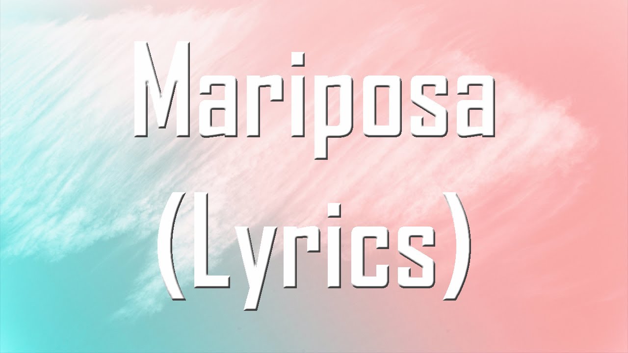 Mariposa (Lyrics) Peach Tree Rascals YouTube