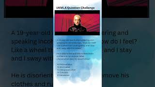 Can you identify the psychiatric phenomenon shown in his speech?UKMLA Question Challenge- Psychiatry