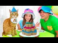 Sofia is getting ready for a kitten's birthday and other adventures with pets