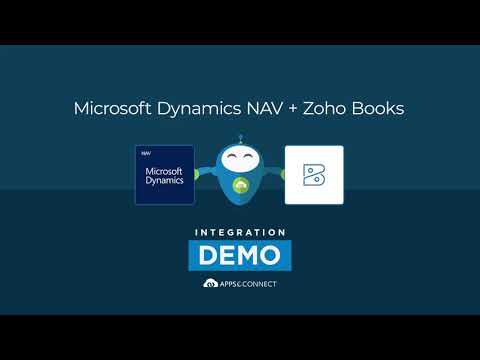 Integrate Microsoft Dynamics NAV and Zoho Books | APPSeCONNECT