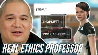 Ethics Professor Is Put Into Moral Dilemmas In Detroit Become Human • Professionals Play