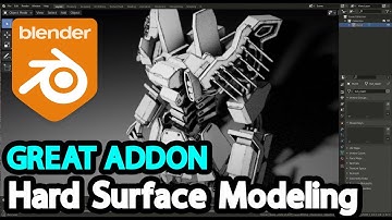 Blender Addon for Hard Surface Modeling l Grid Modeler