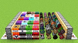 all tnts and all eggs combined in minecraft?