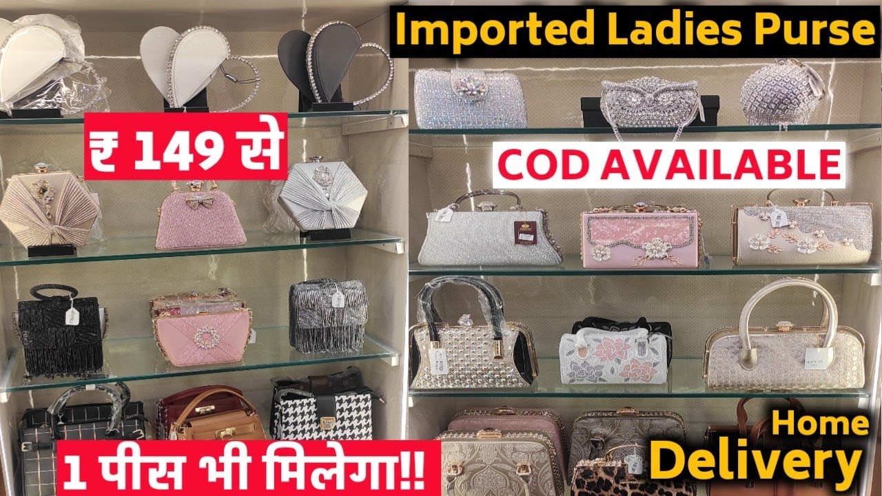 Ladies Purse Wholesale Market Retail/ Wholesale | Ladies Bags Collection |  Handbag Collection 2024 - YouTube