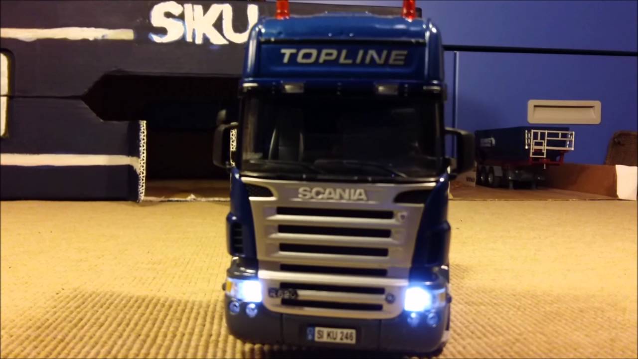 siku 6725 scania blue truck