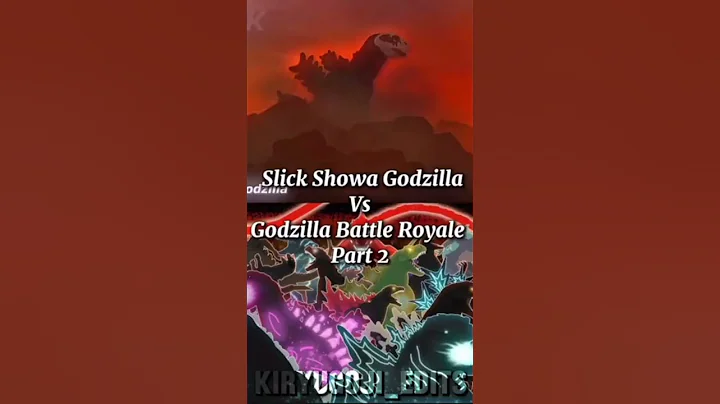 Slick showa godzilla vs godzilla battle royale (part1.2) 😎💪