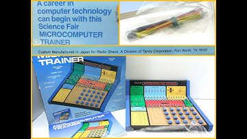 Vintage Radio Shack Science Fair Microcomputer Trainer 28-260 Boxed Manual NEW